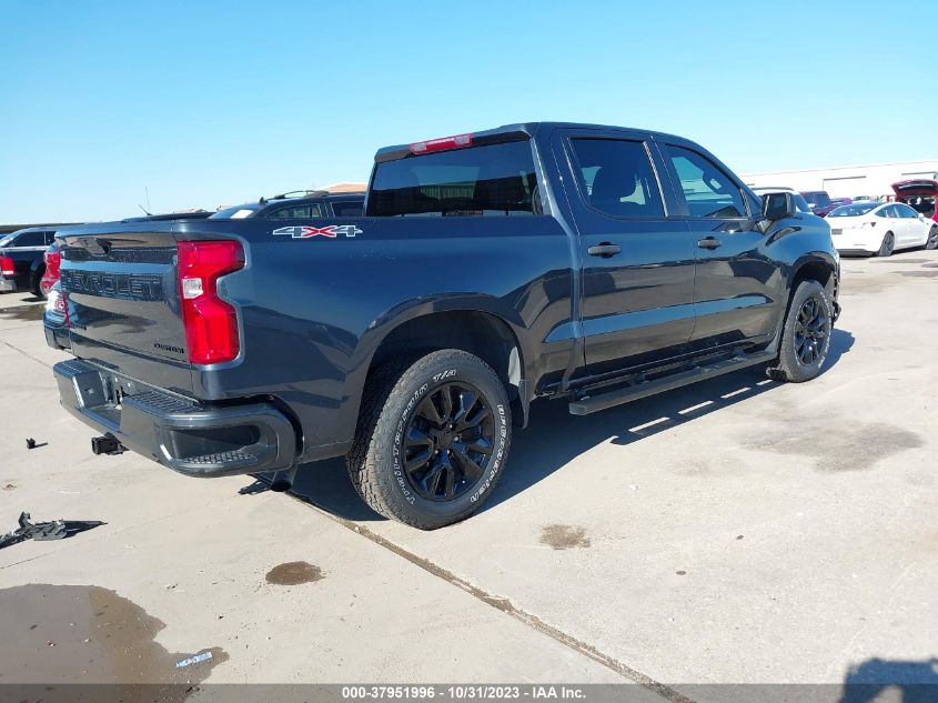 2022 Chevrolet Silverado 1500 Ltd 4Wd Short Bed Custom VIN: 1GCPYBEK9NZ106740 Lot: 37951996