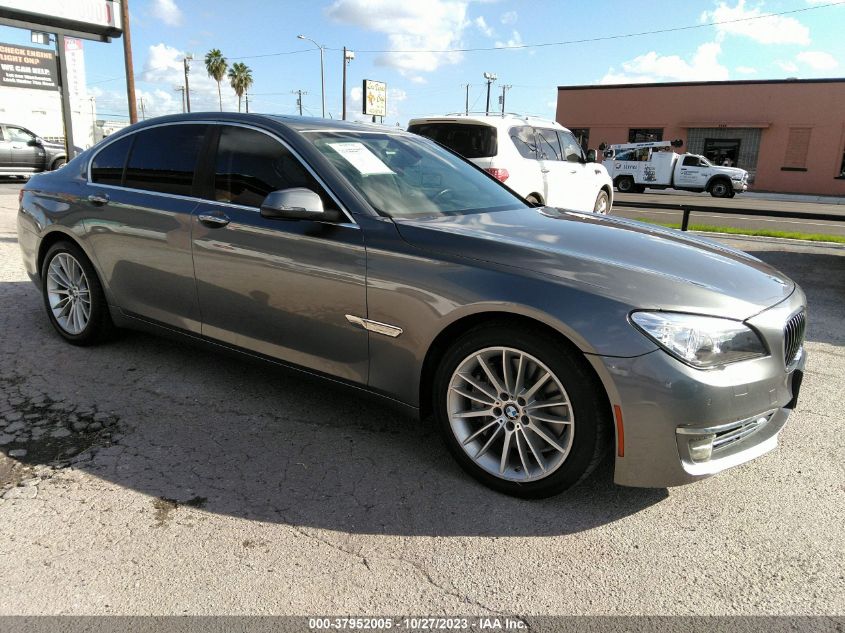 2013 BMW 750I xDrive VIN: WBAYB6C56DD223968 Lot: 37952005