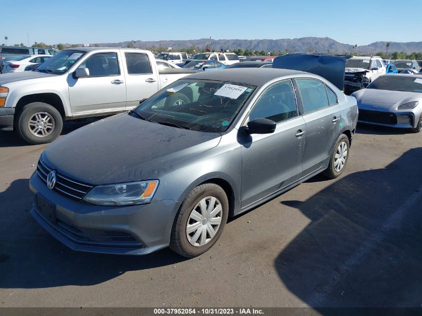 2015 Volkswagen Jetta Sedan 2.0L S VIN: 3VW2K7AJ9FM413475 Lot: 37952054