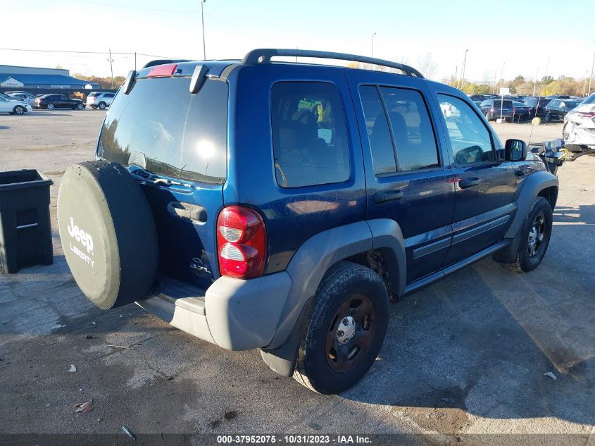 2005 Jeep Liberty Sport VIN: 1J4GL48K35W620424 Lot: 37952075