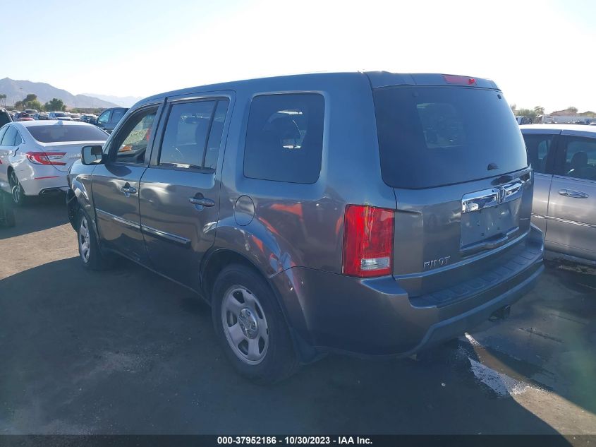 2011 Honda Pilot Lx VIN: 5FNYF3H28BB054871 Lot: 37952186