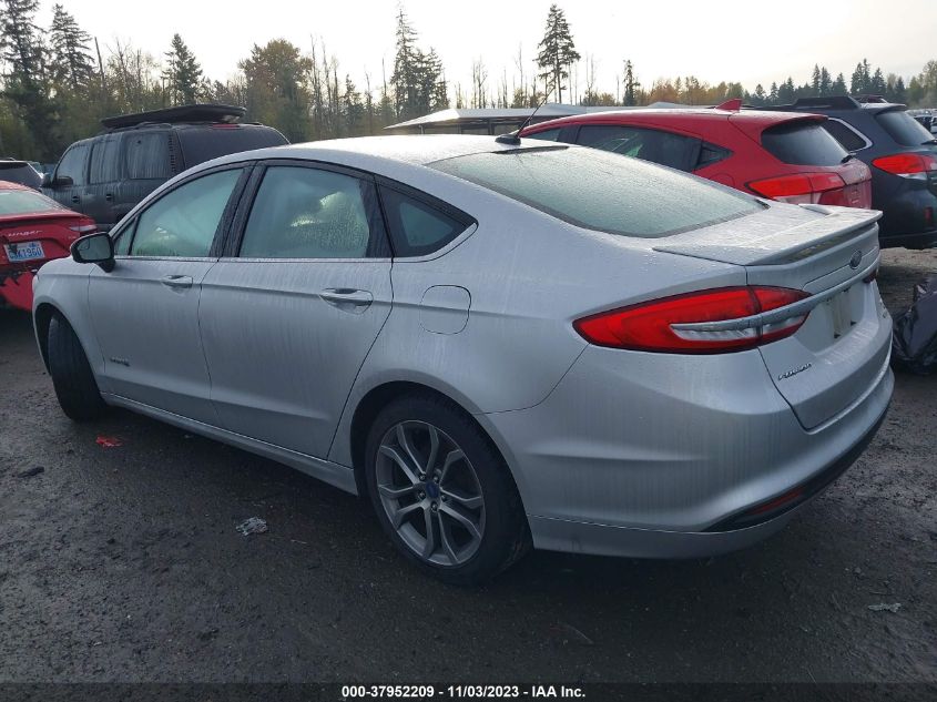 2017 Ford Fusion Hybrid Se VIN: 3FA6P0LU9HR324800 Lot: 37952209