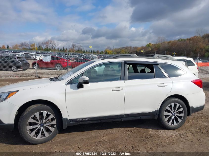 2016 Subaru Outback 2.5I Limited VIN: JN8AT2MV4KW400323 Lot: 37952324