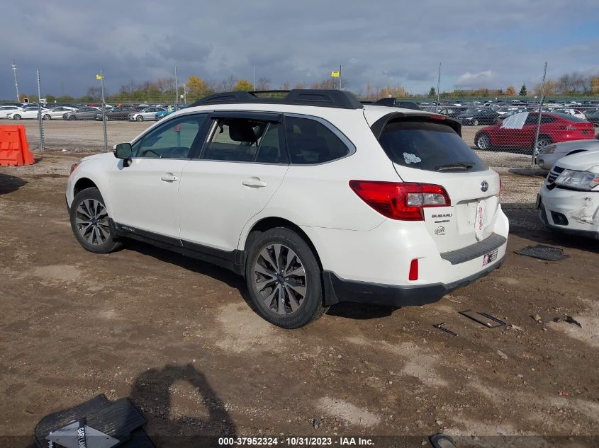 2016 Subaru Outback 2.5I Limited VIN: JN8AT2MV4KW400323 Lot: 37952324