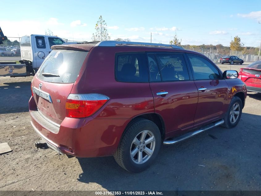 2008 Toyota Highlander Base VIN: JTEDS41A182054610 Lot: 37952353