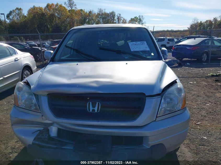 2004 Honda Pilot Ex-L VIN: 2HKYF18574H587667 Lot: 37952357