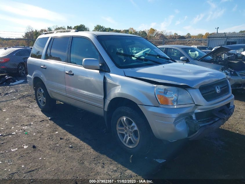 2004 Honda Pilot Ex-L VIN: 2HKYF18574H587667 Lot: 37952357