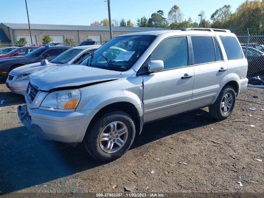 2004 Honda Pilot Ex-L VIN: 2HKYF18574H587667 Lot: 37952357