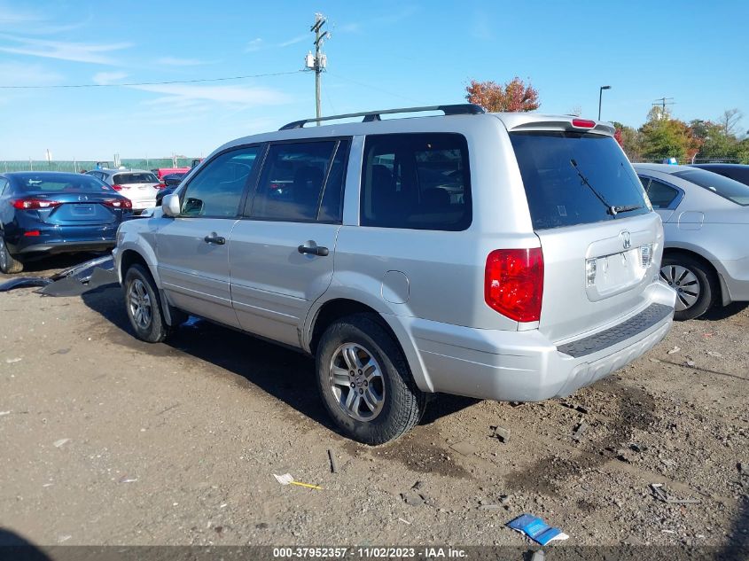 2004 Honda Pilot Ex-L VIN: 2HKYF18574H587667 Lot: 37952357