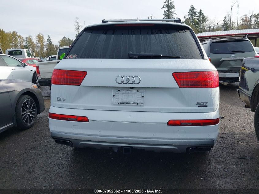 2018 Audi Q7 3.0T Premium VIN: WA1VAAF77JD053165 Lot: 37952362