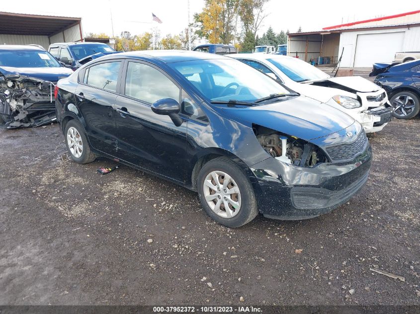 2014 Kia Rio Lx VIN: KNADM4A3XE6323222 Lot: 37952372