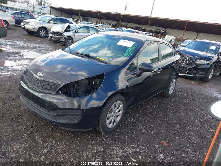 2014 Kia Rio Lx VIN: KNADM4A3XE6323222 Lot: 37952372