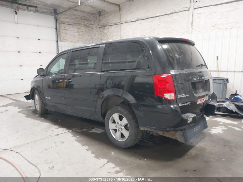 2013 Dodge Grand Caravan Se VIN: 2C4RDGBGXDR543611 Lot: 37952376