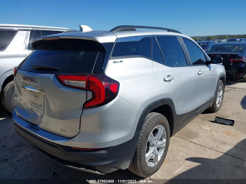 2022 GMC Terrain Fwd Sle VIN: 3GKALMEVXNL104596 Lot: 37952405