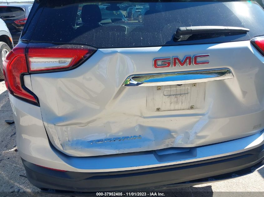 2022 GMC Terrain Fwd Sle VIN: 3GKALMEVXNL104596 Lot: 37952405