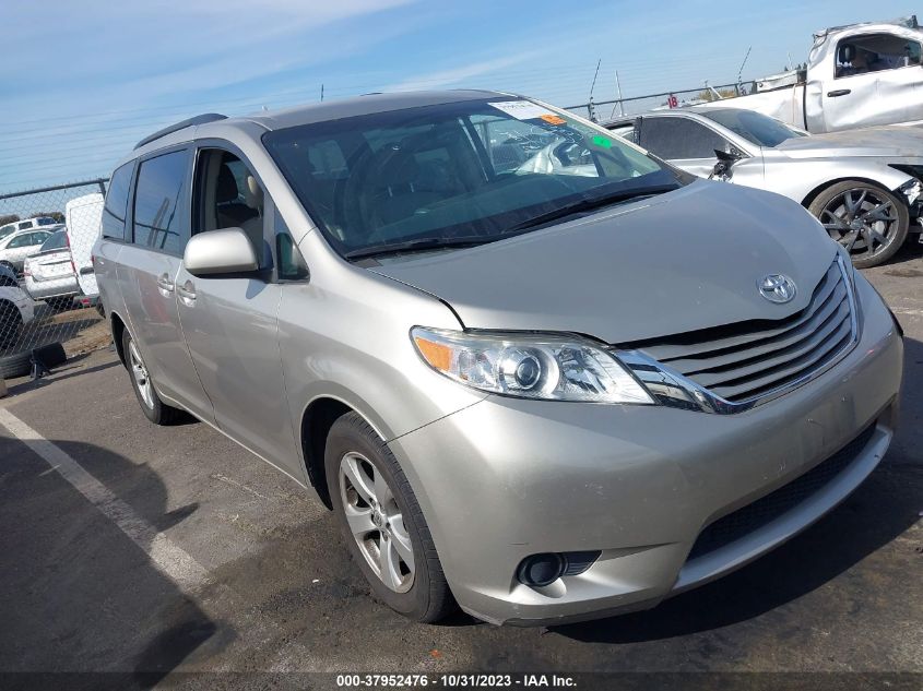 2015 Toyota Sienna Le 8 Passenger VIN: 5TDKK3DC0FS686653 Lot: 37952476