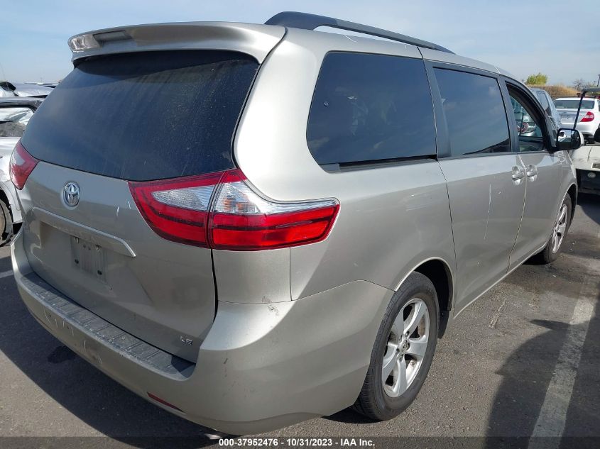 2015 Toyota Sienna Le 8 Passenger VIN: 5TDKK3DC0FS686653 Lot: 37952476