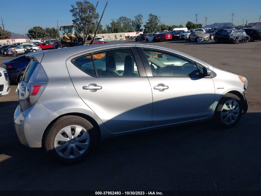 2013 Toyota Prius C One/Two/Three/Four VIN: 2GTEC19T841377363 Lot: 37952493