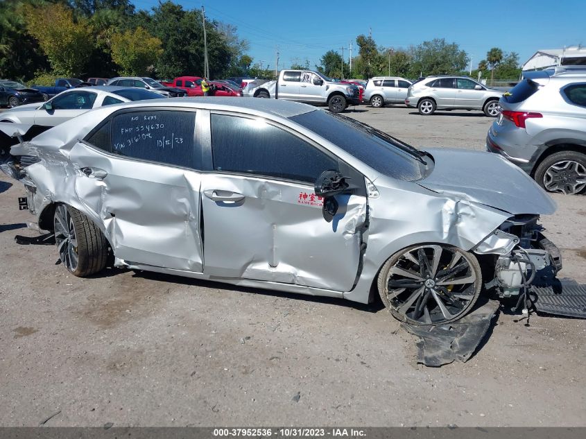 2017 Toyota Corolla L/Le/Xle/Se VIN: 2T1BURHE3HC916108 Lot: 37952536