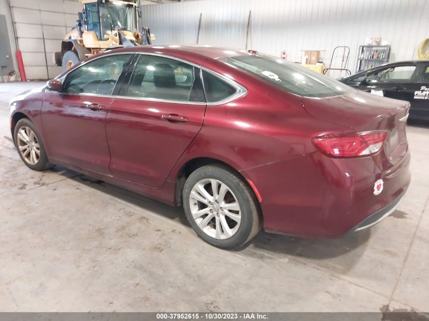 2015 Chrysler 200 Limited VIN: 1C3CCCAB8FN590812 Lot: 37952615