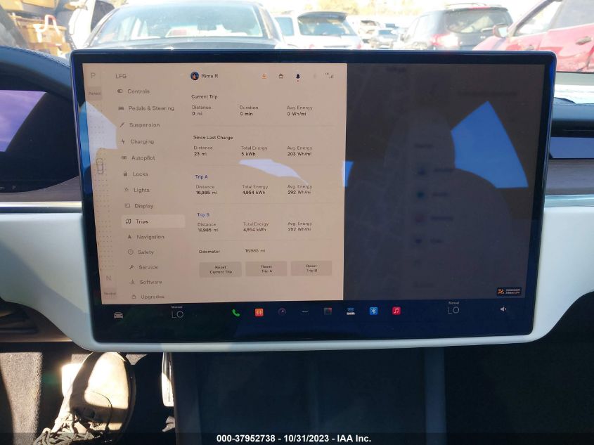 2022 Tesla Model S VIN: 5YJSA1E59NF464770 Lot: 37952738