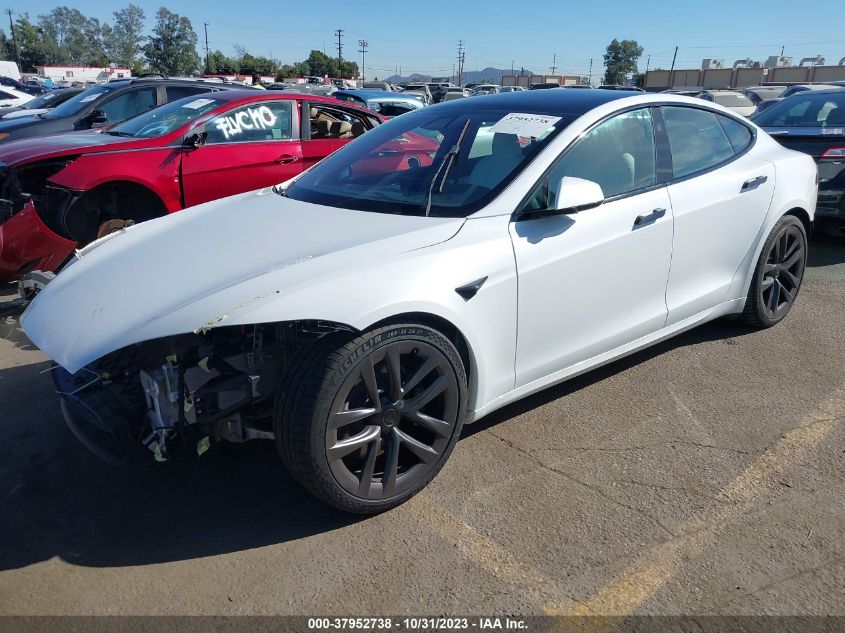 2022 Tesla Model S VIN: 5YJSA1E59NF464770 Lot: 37952738