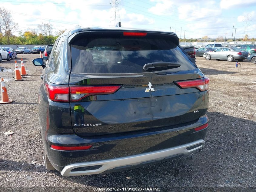 2022 Mitsubishi Outlander Sel VIN: JA4J3VA8XNZ027832 Lot: 37952782