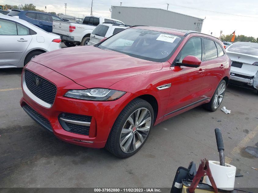 2017 Jaguar F-Pace 35T R-Sport VIN: SADCL2BV7HA090301 Lot: 37952880