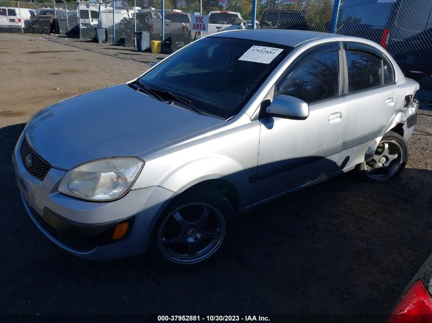 2006 Kia Rio Lx VIN: KNADE123566121237 Lot: 37952881