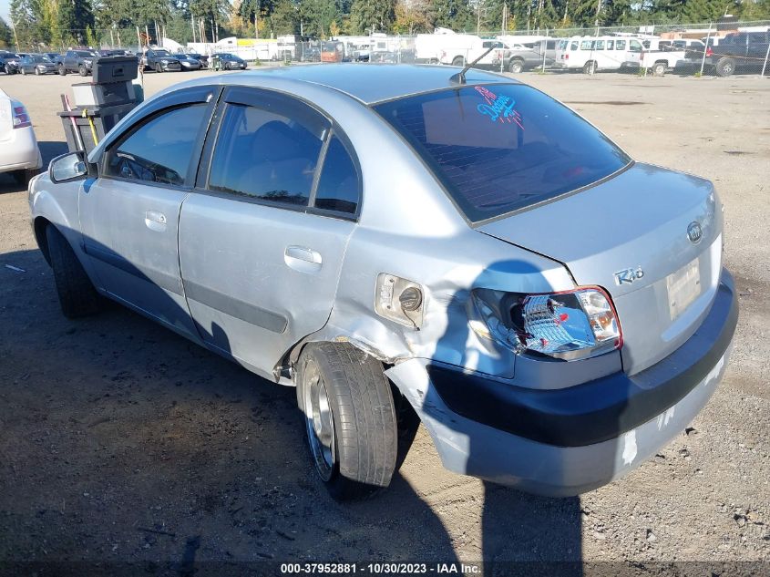 2006 Kia Rio Lx VIN: KNADE123566121237 Lot: 37952881