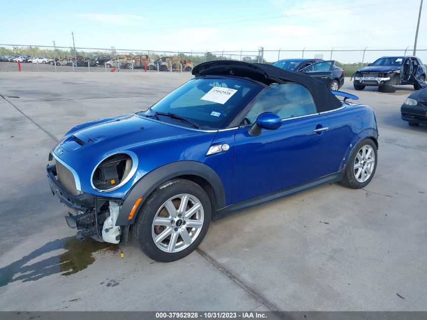 2015 Mini Cooper Roadster S VIN: WMWSY3C51FT595861 Lot: 37952928