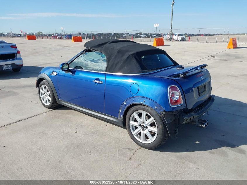 2015 Mini Cooper Roadster S VIN: WMWSY3C51FT595861 Lot: 37952928