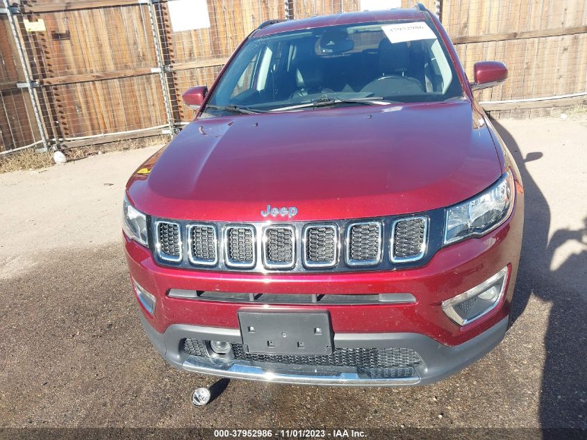 2021 Jeep Compass Limited 4X4 VIN: 3C4NJDCB7MT528537 Lot: 37952986