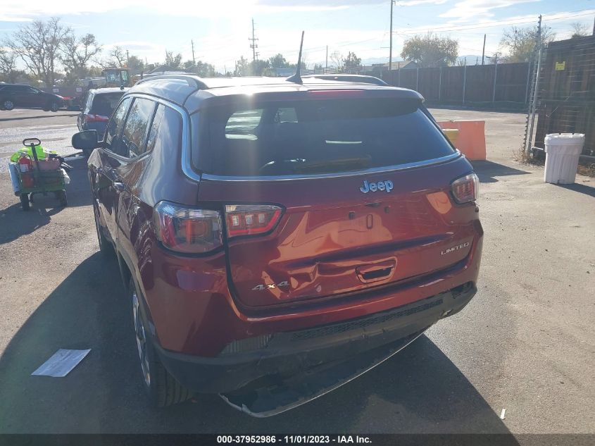 2021 Jeep Compass Limited 4X4 VIN: 3C4NJDCB7MT528537 Lot: 37952986