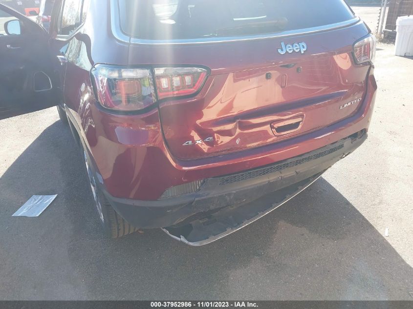 2021 Jeep Compass Limited 4X4 VIN: 3C4NJDCB7MT528537 Lot: 37952986