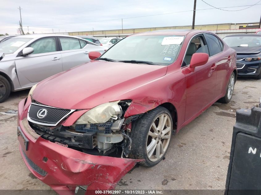 2006 Lexus Is 250 Auto VIN: JTHBK262565020942 Lot: 37952997