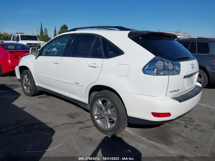 2007 Lexus Rx 400H VIN: JTJGW31U172001606 Lot: 37953012