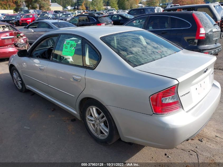 2005 Subaru Legacy Sedan (Natl) VIN: 4S3BL616056201424 Lot: 37953128