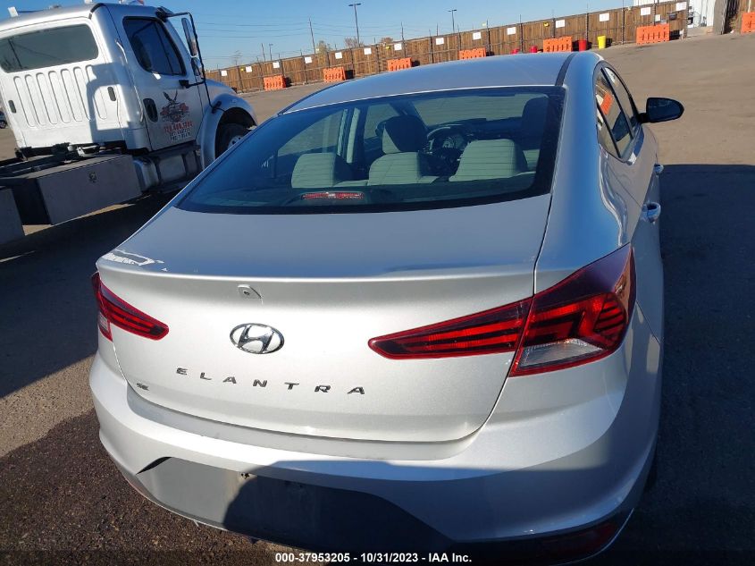 2019 Hyundai Elantra Se VIN: 5NPD74LF0KH495780 Lot: 37953205