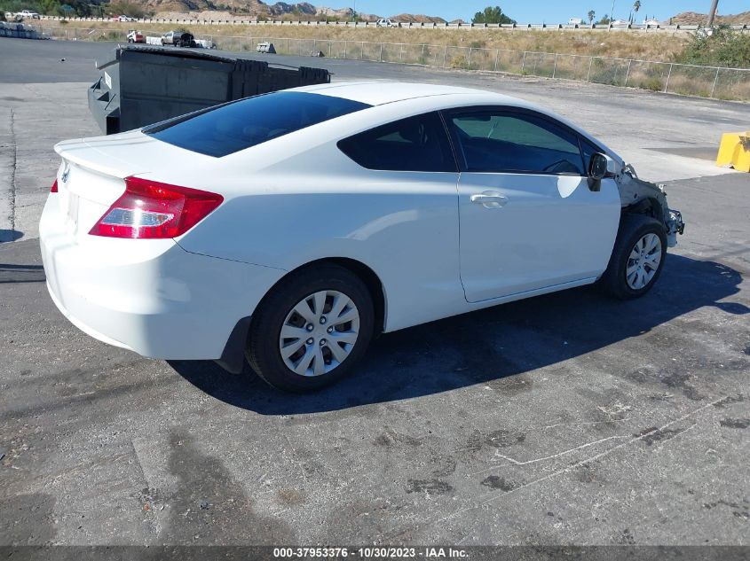 2012 Honda Civic Cpe Lx VIN: 2HGFG3B58CH511926 Lot: 37953376