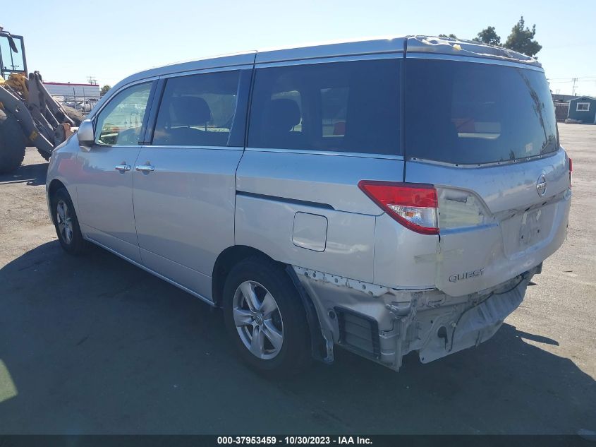 2014 Nissan Quest Sv VIN: JN8AE2KP6E9108223 Lot: 37953459