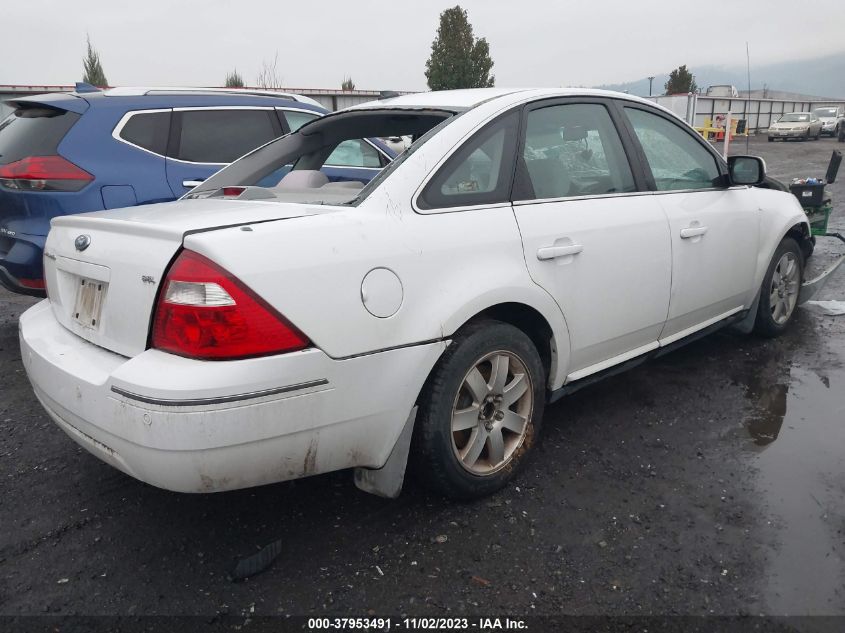 2007 Ford Five Hundred Sel VIN: 1FAFP24107G114110 Lot: 37953491