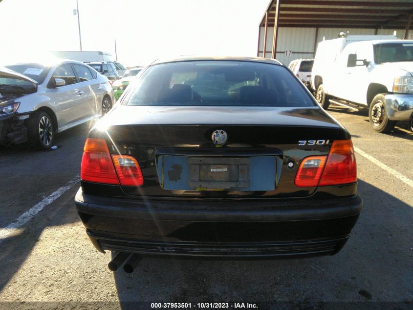 2001 BMW 3 Series 330I VIN: WBAAV53441JR78575 Lot: 37953501