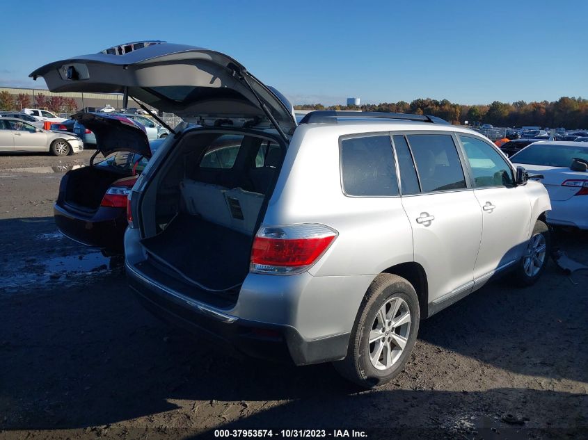 2011 Toyota Highlander Base V6 VIN: 5TDZK3EH9BS029630 Lot: 37953574