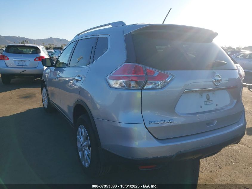 2016 Nissan Rogue S VIN: KNMAT2MT5GP595103 Lot: 37953598