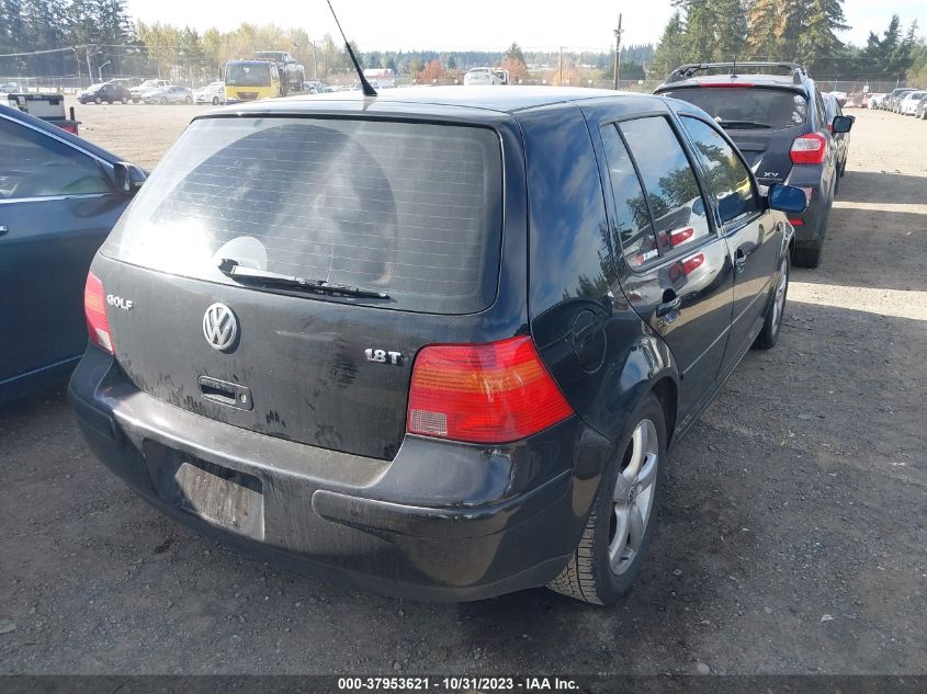 2001 Volkswagen Golf Gls VIN: 9BWGD21J914019782 Lot: 37953621