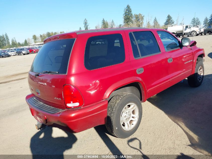 1999 Dodge Durango VIN: 1B4HS28Z9XF516356 Lot: 37953695