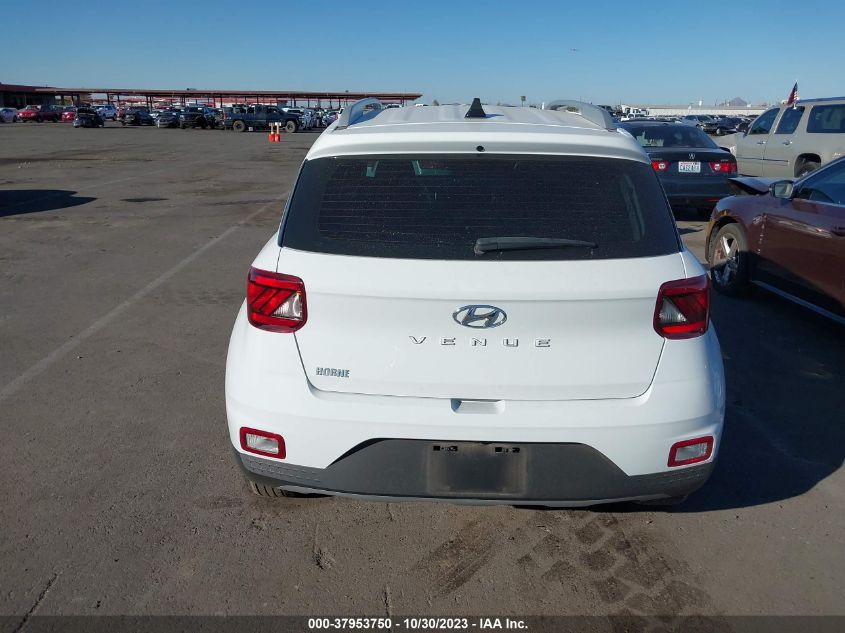 2022 Hyundai Venue Sel VIN: KMHRC8A33NU203191 Lot: 37953750