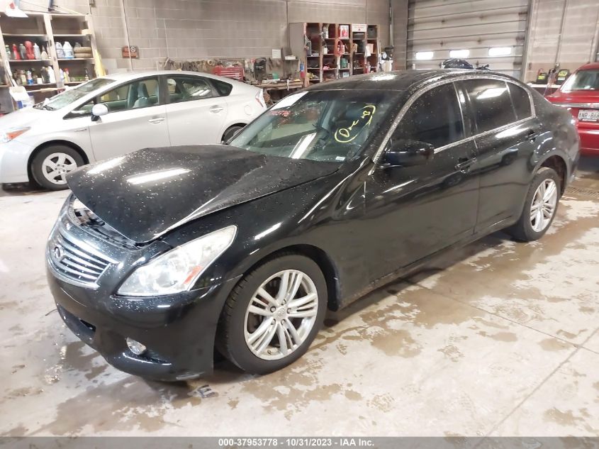 2013 Infiniti G37X X VIN: JN1CV6AR7DM766310 Lot: 37953778