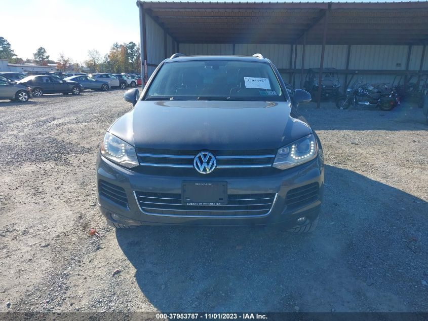 2013 Volkswagen Touareg Lux VIN: WVGEF9BPXDD001041 Lot: 37953787